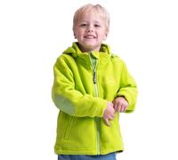 BMS Fleecejacke mit abnehmbarer Kapuze, Limette, Größe 134