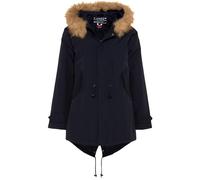 BMS® HafenCity Coat Wintermantel Fellkragen und SoftLan Obermaterial | Wasserdichter, leicht atmungsaktiver Damenmantel für Alltag, Reise und Regenwetter