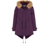 BMS® HafenCity Coat Wintermantel Fellkragen und SoftLan Obermaterial | Wasserdichter, leicht atmungsaktiver Damenmantel für Alltag, Reise und Regenwetter