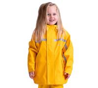 BMS Kinder Regenjacke Softskin Buddeljacke Gelb-110
