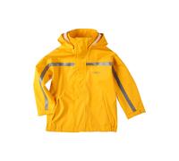 BMS Buddeljacke, Regenjacke für Kinder mit abnehmbarer Kapuze in gelb Größe 128