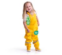 BMS Regenhose Buddelhose Matschhose für Kinder in Gelb Größe 104