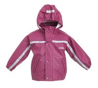 BMS Kinder Regenjacke, Wasserdicht, Beere, 104