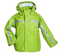 BMS Buddeljacke, Regenjacke für Kinder mit abnehmbarer Kapuze in limette Größe 68