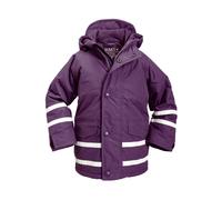 BMS Kinder Winterjacke atmungsaktiv und wasserdicht SoftLan pflaume Gr.92