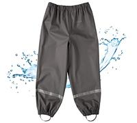 BMS Regenbundhose, wasserdicht für Kinder in Coolgrey - Größe 128
