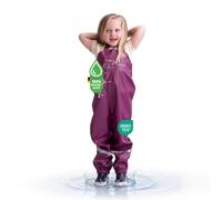 BMS Regenhose Buddelhose Matschhose für Kinder in Beere Größe 128