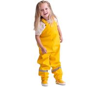 BMS Regenhose Buddelhose Matschhose für Kinder in Gelb Größe 86