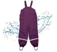 BMS Regenhose - Latzhose - atmungsaktiv - 100% wasserdicht - Beere - 128