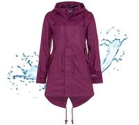 BMS Regenmantel 100% wasserdicht - beere - 46