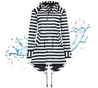 BMS Regenmantel 100% wasserdicht - blockstreifen - 48