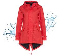BMS Regenmantel 100% wasserdicht - rot - 46