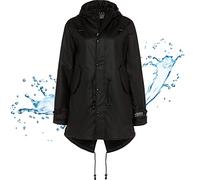 BMS Regenmantel 100% wasserdicht - schwarz - 38