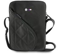 BMW Carbon Pocket & Metal Logo Tasche 10 Zoll (Schwarz)