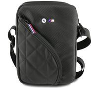 BMW Carbon Pocket & Metal Logo Tasche 8 Zoll (Schwarz)
