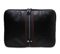 BMW Carbon & Red Stripe Hülle einen 16″ Laptop - Schwarz