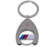 BMW M Perfomance Motorsport Schlüsselanhänger Einkaufswagenchip Keyring Chip Einkaufschip
