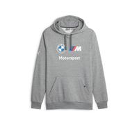 Hoodie PUMA "BMW M Motorsport Fleece Herren" Gr. XL, grau (medium gray heather) Herren Sweatshirts (30035360-XL)