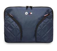 BMW Nylon-Ärmeltasche mit Pockets & Metal Logo 14 Zoll (Marineblau)