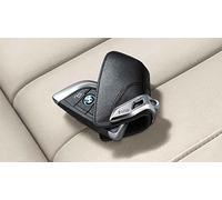 BMW Original Schlüsselhalter Fob Lederhülle Luxus Schwarz F15 X5 82292344033