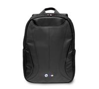BMW Rucksack BMBP15SPCTFK 16" Schwarz Carbon & Leder Tricolor