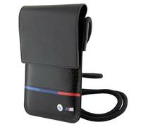 BMW Tasche BMOWBPUCARTCBK Geldbörse Bag Schwarz Carbon Tricolor Line