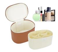 BnyHjir Kosmetiktasche für Damen, Make-up-Tasche, Reißverschluss, PU-Leder, Tragetasche, Kulturbeutel, tragbarer Halter für Mädchen, Schmuck, Dusche, Schminktisch, Zug, Verpackung, Auto