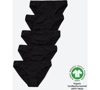 bo_dy classic Damen-Minislip aus reiner Baumwolle, 5er-Pack black 40/42