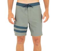 Great White Hurley Phantom Eco Block Party Solid 18´´ Swimming Shorts Grau 30 Mann