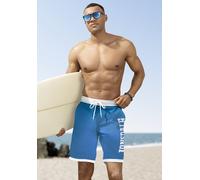 Lonsdale Shorts Clennell Beachshorts normale Passform Blue/White-4XL