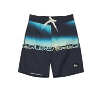Boardshorts QUIKSILVER "Everyday Half Jam 13", Mädchen, Gr. 4(101-108cm), schwarz navy wordblock, Obermaterial: 100% Polyester., Hosen (56904648-4) schwarz navy wordblock