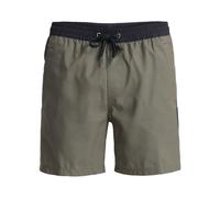 Boardshorts QUIKSILVER "Everyday Holmes Volley 16", Herren, Gr. L, Normalgrößen, grün (grape leaf holmes), Obermaterial: 100% Polyester., Hosen (88623644-L) grape leaf holmes