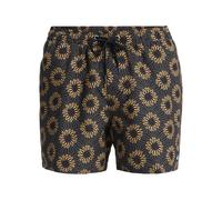 Boardshorts QUIKSILVER "Everyday Printed Volley 15", Herren, Gr. M, schwarz ocean mayhem, Obermaterial: 100% Polyester;, Hosen (92473759-M) schwarz ocean mayhem