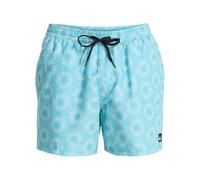 Boardshorts QUIKSILVER "Everyday Printed Volley 15", Herren, Gr. XS, blau (aqua ocean mayhem), Obermaterial: 100% Polyester., Hosen (55613263-XS) aqua ocean mayhem