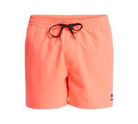 Boardshorts QUIKSILVER "Everyday Solid Volley 15", Herren, Gr. M, rot (fiery coral), Obermaterial: 100% Polyester;, Hosen (13289755-M) fiery coral