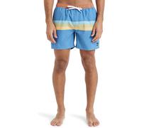 Boardshorts QUIKSILVER "Everyday Straight 15", Herren, Gr. M, blau (coronet blau retro stripe), Obermaterial: 100% Microfaser;, Hosen (21064154-M) coronet blau retro stripe