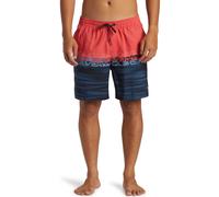 Boardshorts QUIKSILVER "EVERYDAY WORDBLOCK VOLLEY 17", Jungen, Gr. XXL, N-Gr, rot (cayenne), Obermaterial: 100% Polyester, Hosen Boardshorts (37678962-XXL)