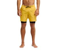 Boardshorts QUIKSILVER "Highline Amphibian 17", Herren, Gr. L (M/L), mineral gelb, Obermaterial: 88% Microfaser, 12% Elasthan;, Hosen (15725919-33) mineral gelb
