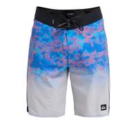 Boardshorts QUIKSILVER "Highline Printed 20", Herren, Gr. 32(M), nebulas blau fade reflection, Obermaterial: 51% Microfaser, 37% Microfaser, 12% Elasthan;, Hosen (21315163-32) nebulas blau fade reflec