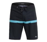 Boardshorts QUIKSILVER "Highline Printed 20", Herren, Gr. 36(XL), schwarz aerostripe, Obermaterial: 51% Microfaser, 37% Microfaser, 12% Elasthan;, Hosen (26593543-36) schwarz aerostripe