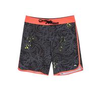 Boardshorts QUIKSILVER "Highline Scallop 19", Herren, Gr. 32(M), schwarz (schwarz symbiosea), 88% Polyester, 12% Elasthan, Hosen (12501667-32) schwarz symbiosea