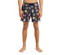 Boardshorts QUIKSILVER "One Piece Printed 16", Herren, Gr. S, phantom opqs gomu no mi, Obermaterial: 95% Microfaser, 5% Elasthan;, Hosen (18401622-S) phantom opqs gomu no mi