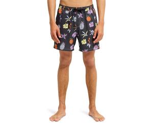 Boardshorts QUIKSILVER "One Piece Printed 16", Herren, Gr. S, phantom opqs gomu no mi, Obermaterial: 95% Microfaser, 5% Elasthan;, Hosen (18401622-S) phantom opqs gomu no mi