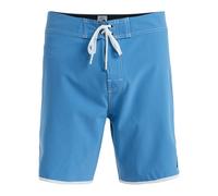 Boardshorts QUIKSILVER "Original Scallop 18", Herren, Gr. 28(XS), blau (coronet blau), Obermaterial: 92% Microfaser, 8% Elasthan;, Hosen (47928944-28) coronet blau