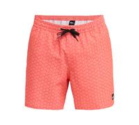 Boardshorts QUIKSILVER "Stretch Printed Volley 16", Herren, Gr. M, fiery coral mini mayhem, Obermaterial: 92% Microfaser, 8% Elasthan;, Hosen (66736452-M) fiery coral mini mayhem