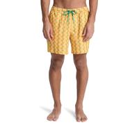 Boardshorts QUIKSILVER "Stretch Printed Volley 16", Herren, Gr. S, mineral gelb horizon, Obermaterial: 92% Microfaser, 8% Elasthan;, Hosen (27755421-S) mineral gelb horizon