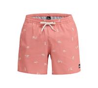 Boardshorts QUIKSILVER "Stretch Printed Volley 16", Herren, Gr. S, rosa (desert sand spaced out), Obermaterial: 92% Polyester, 8% Elasthan., Hosen (78853164-S) desert sand spaced out