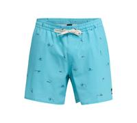 Boardshorts QUIKSILVER "Stretch Printed Volley 16", Herren, Gr. XL, blau (aqua spaced out), Obermaterial: 92% Polyester, 8% Elasthan., Hosen (39421919-XL) aqua spaced out