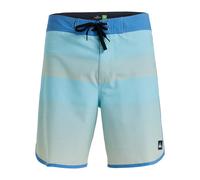 Boardshorts QUIKSILVER "Surfsilk Scallop 18"", Herren, Gr. 32M, aquifer tijuana, 88% Polyester, 12% Elasthan, Hosen (56728163-32) aquifer tijuana