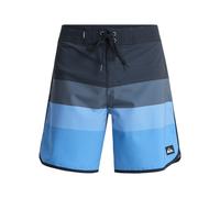 Boardshorts QUIKSILVER "Surfsilk Scallop 18", Herren, Gr. 38(XXL), schwarz tijuana, Obermaterial: 88% Microfaser, 12% Elasthan;, Hosen (67750352-38) schwarz tijuana